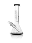 GRAV - Black Accent Beaker Base Water Pipe - Small